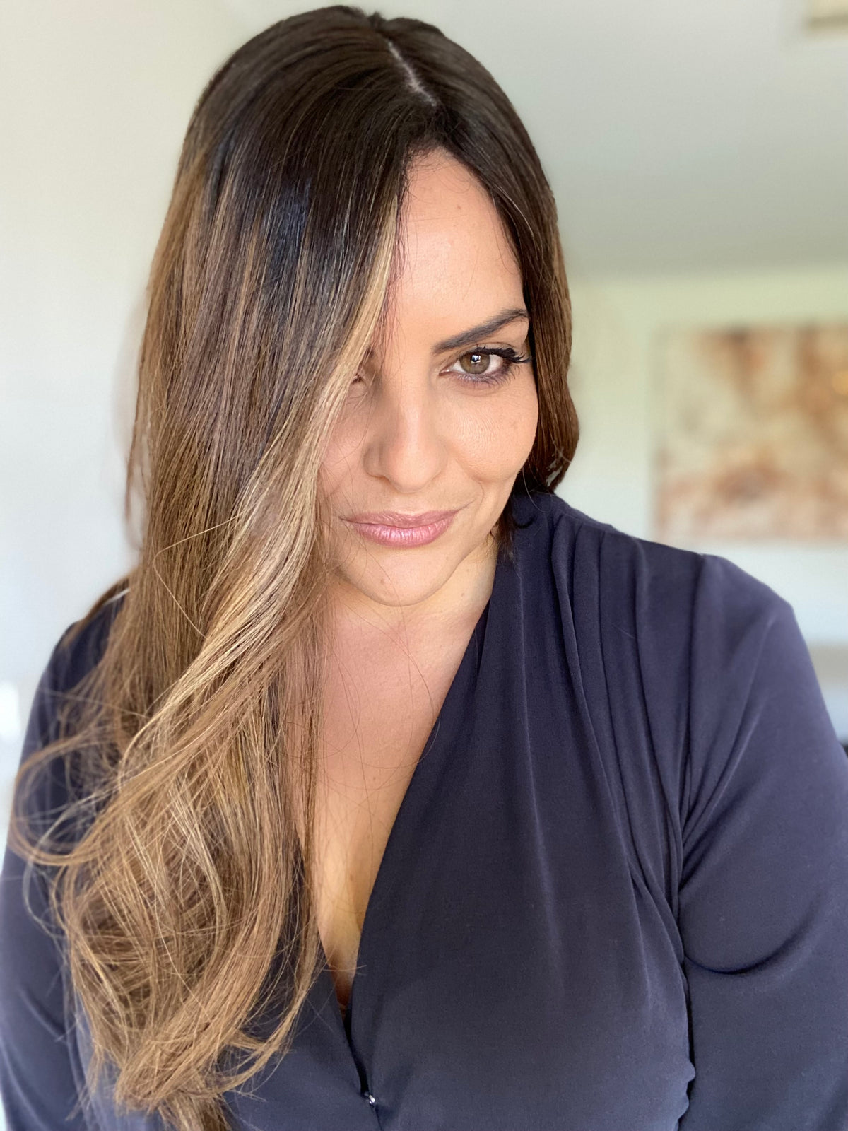 BELLA - Dark Brown Balayage - Hair Topper (5x7 cap)