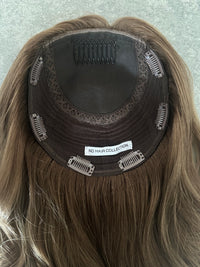 New - Sara - Hazelnut Brown - Hair Topper (8x8 cap / 14-16" length)
