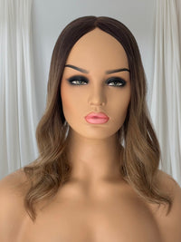 Ava - Mocha Melt Balayage - Lace Top Hair Topper (8x8 cap / 16")