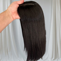 EMMA - Dark Brown - Hair Topper (8x8 cap / 16-18")