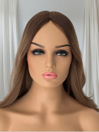 New - Crown Collection - Becky 8x8 cap, 18-20" Length #Hazelnut Balayage