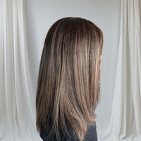 NEW- Ebony Wig - Brown with highlights (15- 16" Length /