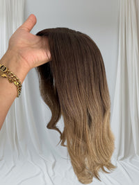 Ava - Mocha Melt Balayage - Lace Top Hair Topper (8x8 cap / 16")