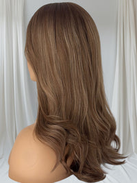 New - Crown Collection - Becky 8x8 cap, 18-20" Length #Hazelnut Balayage