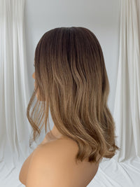 Ava - Mocha Melt Balayage - Lace Top Hair Topper (8x8 cap / 16")