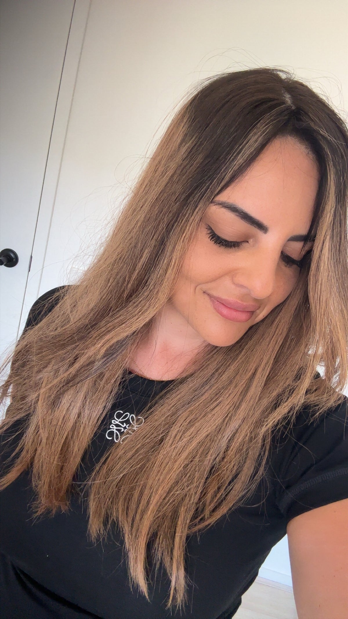 PRE OWNED - BELLA - Dark Brown Balayage - Hair Topper (5x7 cap)