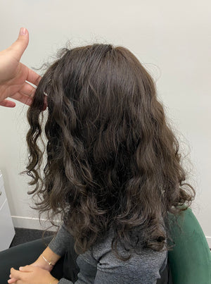 JOLIE (Curly) - Dark Brown - Hair Topper (5x7 cap / 14-16")