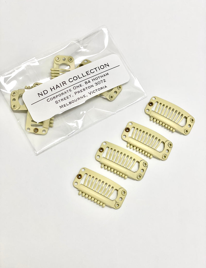 Clips (4 pack) - More Colours Available