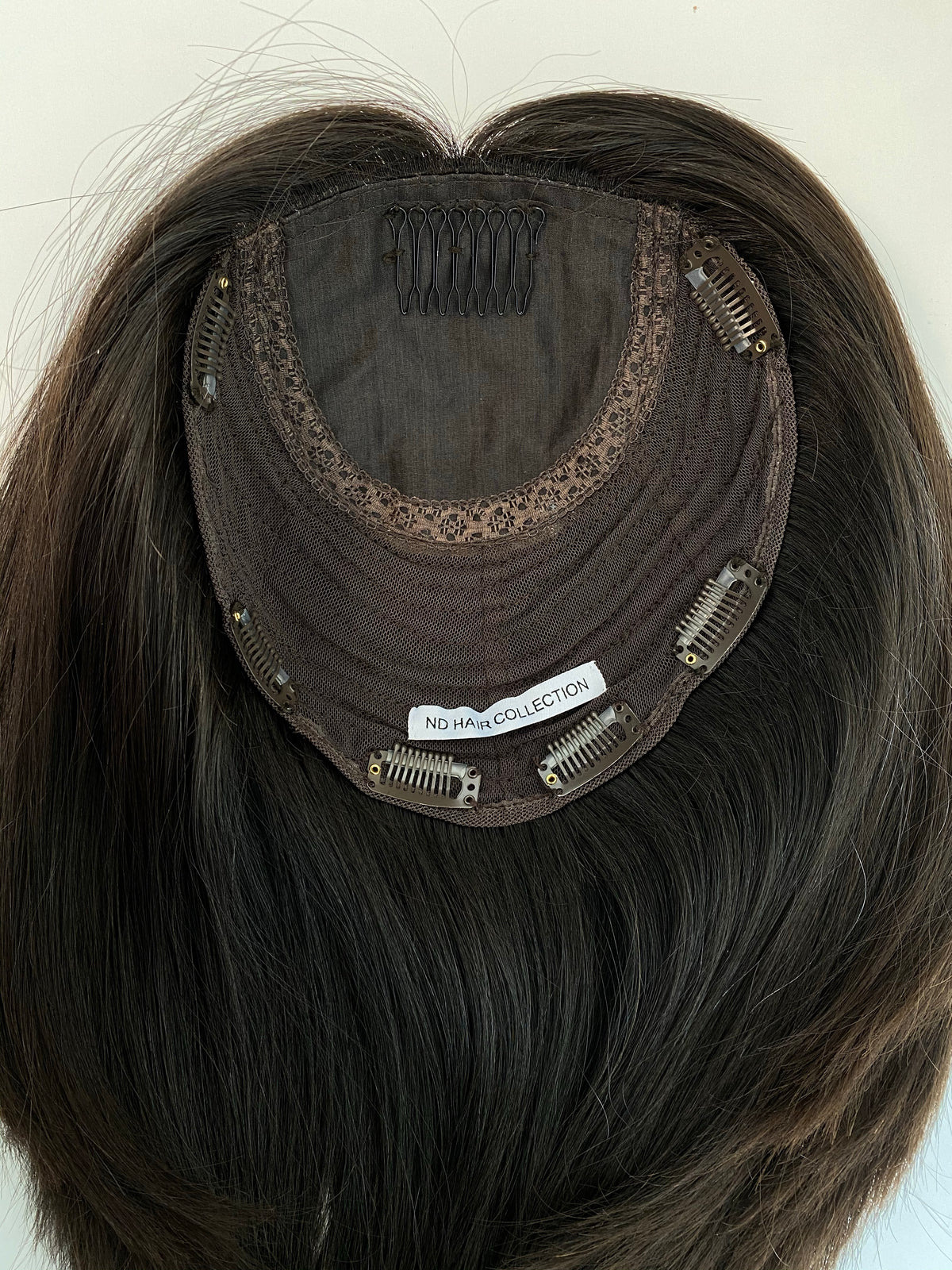 Crown Collection - Emma 8x8 cap, 14-16" Length #3 Dark brown