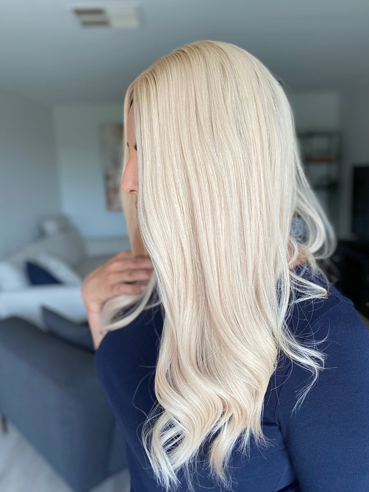 AGUILERA - Platinum Blonde - Hair Topper (5x7 cap / 17-18")