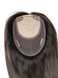 MILA - Medium Brown - Hair Topper (5x7 cap)