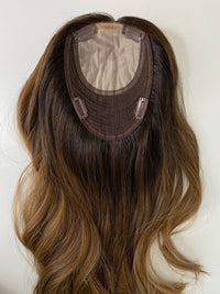 BELLA - Dark Brown Balayage - Hair Topper (5x7 cap)