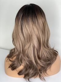 CIARA Wig - #3 Roots to Ash blonde Ombre (16-18" / Size S,M,L)
