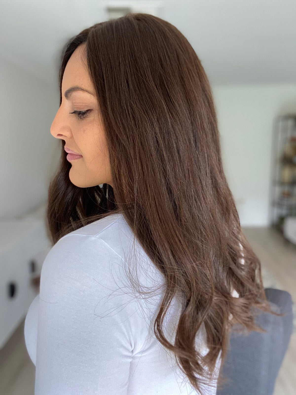 MILA - Medium Brown - Hair Topper (5x7 cap)