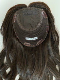 EMMA - Dark Brown - Hair Topper (8x8 cap / 16-18")